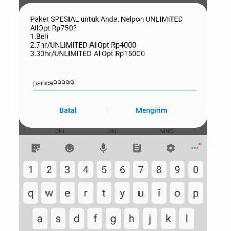 Kartu Sakti Paket Nelpon Unlimited dan Sakti 25gb/17gb Unlimited 30 hari