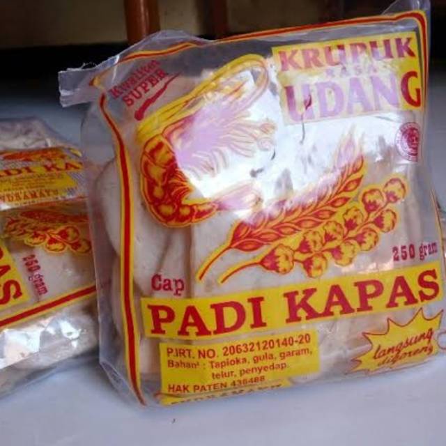 

kerupuk udang padi kapas