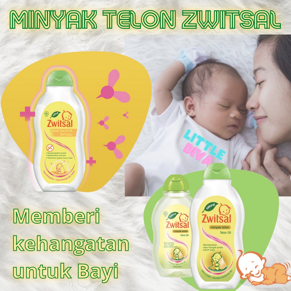 Minyak Telon / Minyak Telon Plus ZWITSAL 60ml / 100ml minyak telon bayi switzal switsal