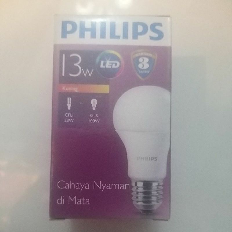 lampu philips 13 watt