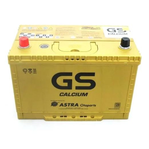 Aki GS Calcium 105D31L 12V 80AH Aki Mobil / Battery GS ASTRA (Aki Kering) Original ASTRA