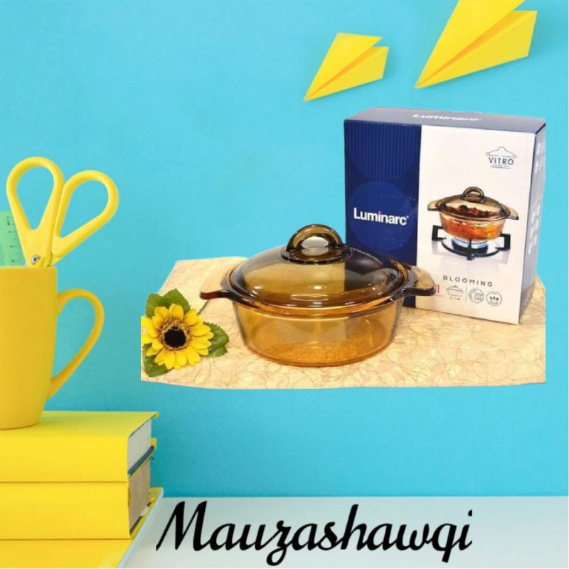Panci kaca luminarc 3 liter / panci kaca + tutup kaca 2 liter / panci luminarc luminarc vitro 1,5L