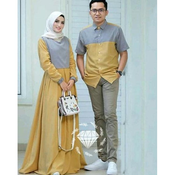 Gamis Baju couple Pasangan muda