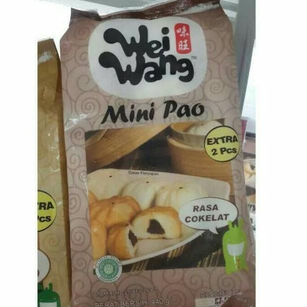 WEI WANG MINIPAO COKLAT ISI 25