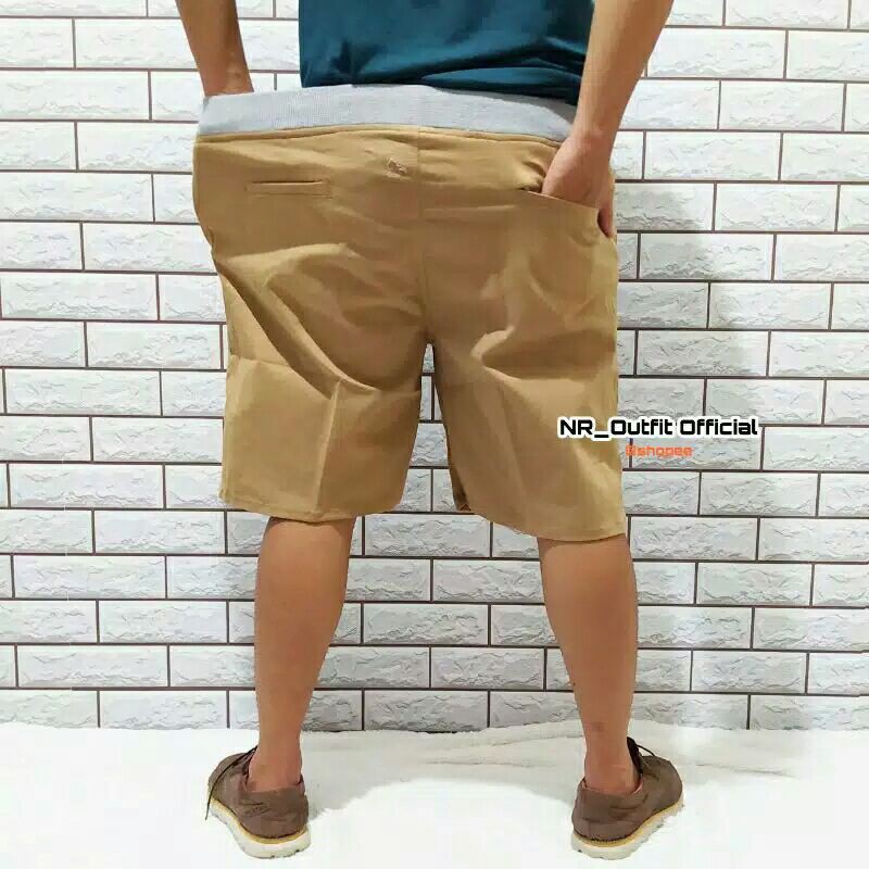 Celana Pendek Pria Chino Jumbo Big Size 38-44