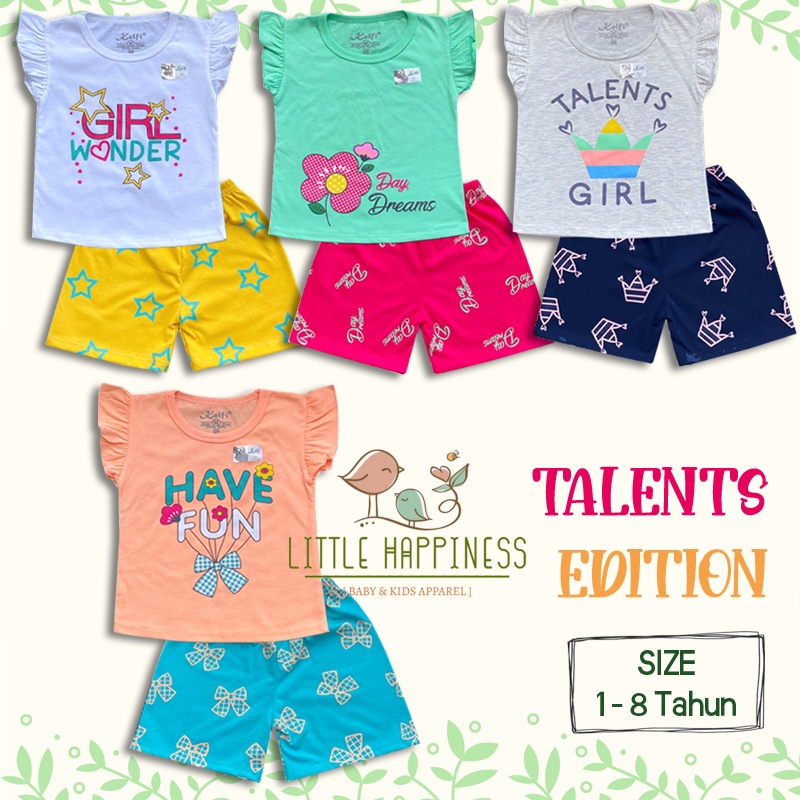 SETELAN BAJU ANAK CEWEK 1-8 TAHUN &quot;TALENTS SERIES&quot; / SETELAN BAJU ANAK KELFI