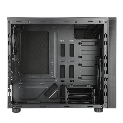 CASE ABKONCORE CRONOS ZERO NOISE MINI | mATX | ABS | Anti Noise | 2Fan