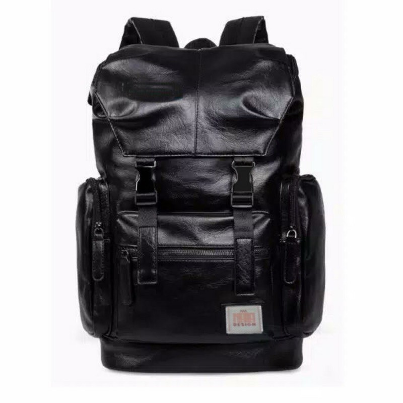 GHbag Klub New Arrival - Tas Ransel Kulit IAC Backpack Up to 15 inch - Tas Pria Tas Wanita Daypack