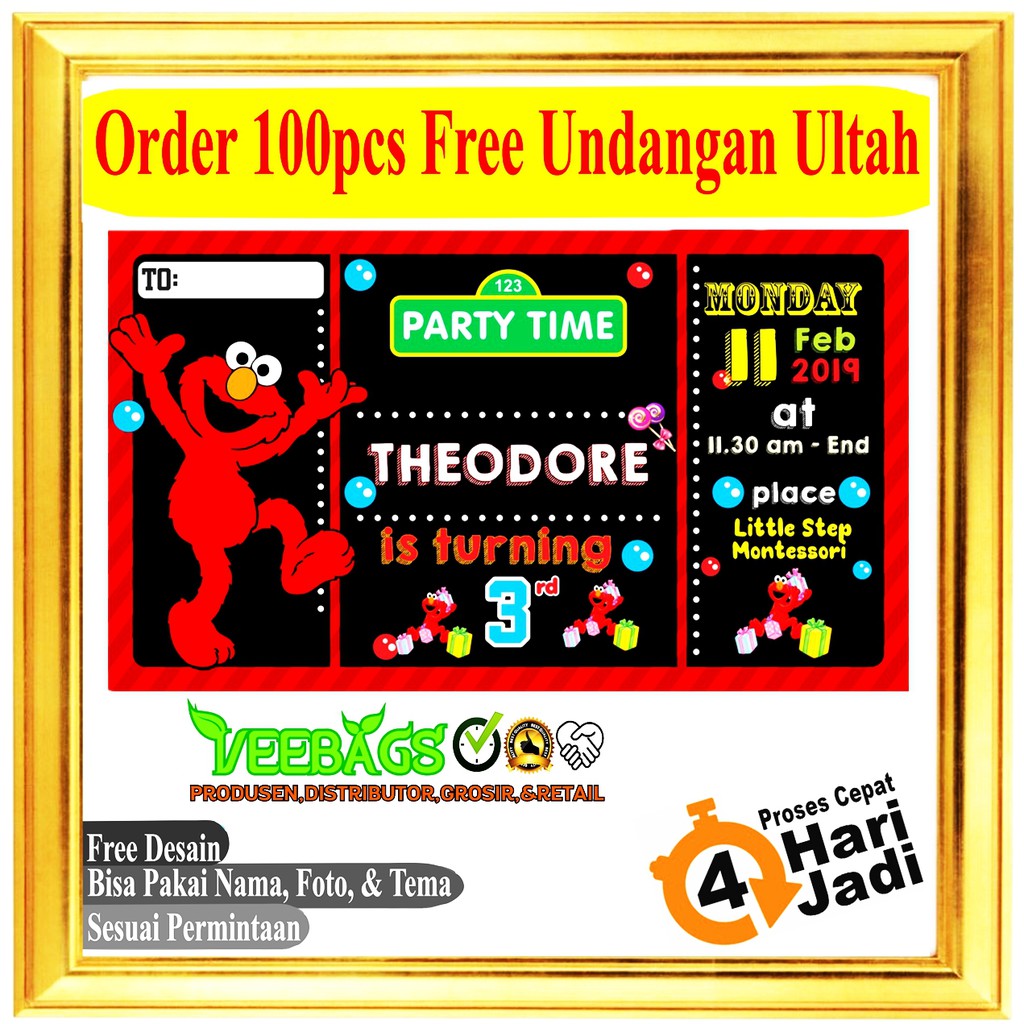 Perlengkapan Pesta |Goodie Bag | Tas Ulang Tahun | Tas Ultah | Souvenir Ulang Tahun | Souvenir Ultah-7