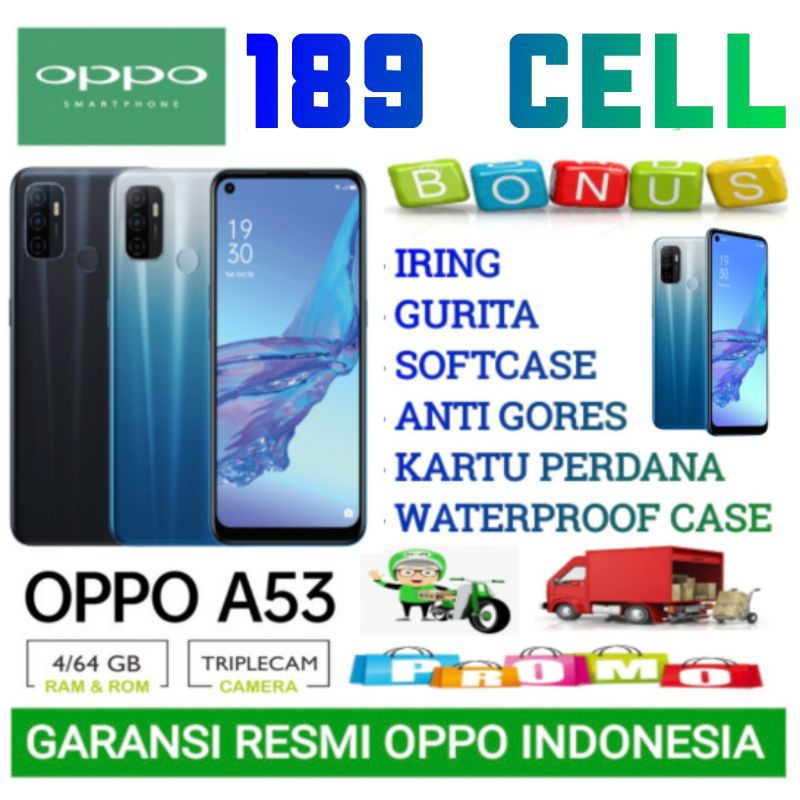 OPPO A53 RAM 4/64 GB GARANSI RESMI OPPO INDONESIA | Shopee