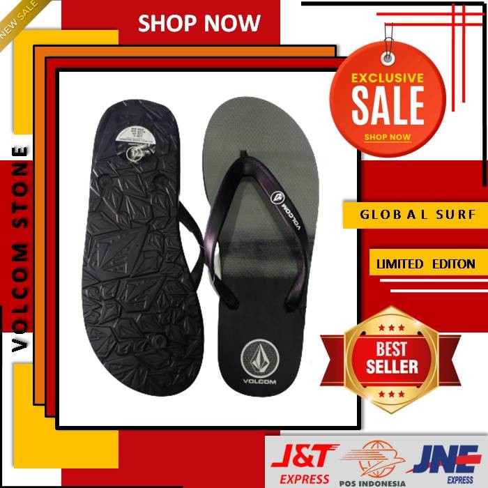 Jual Sandal Jepit Pria Volcom Original Sendal Santai Cowok Dewasa