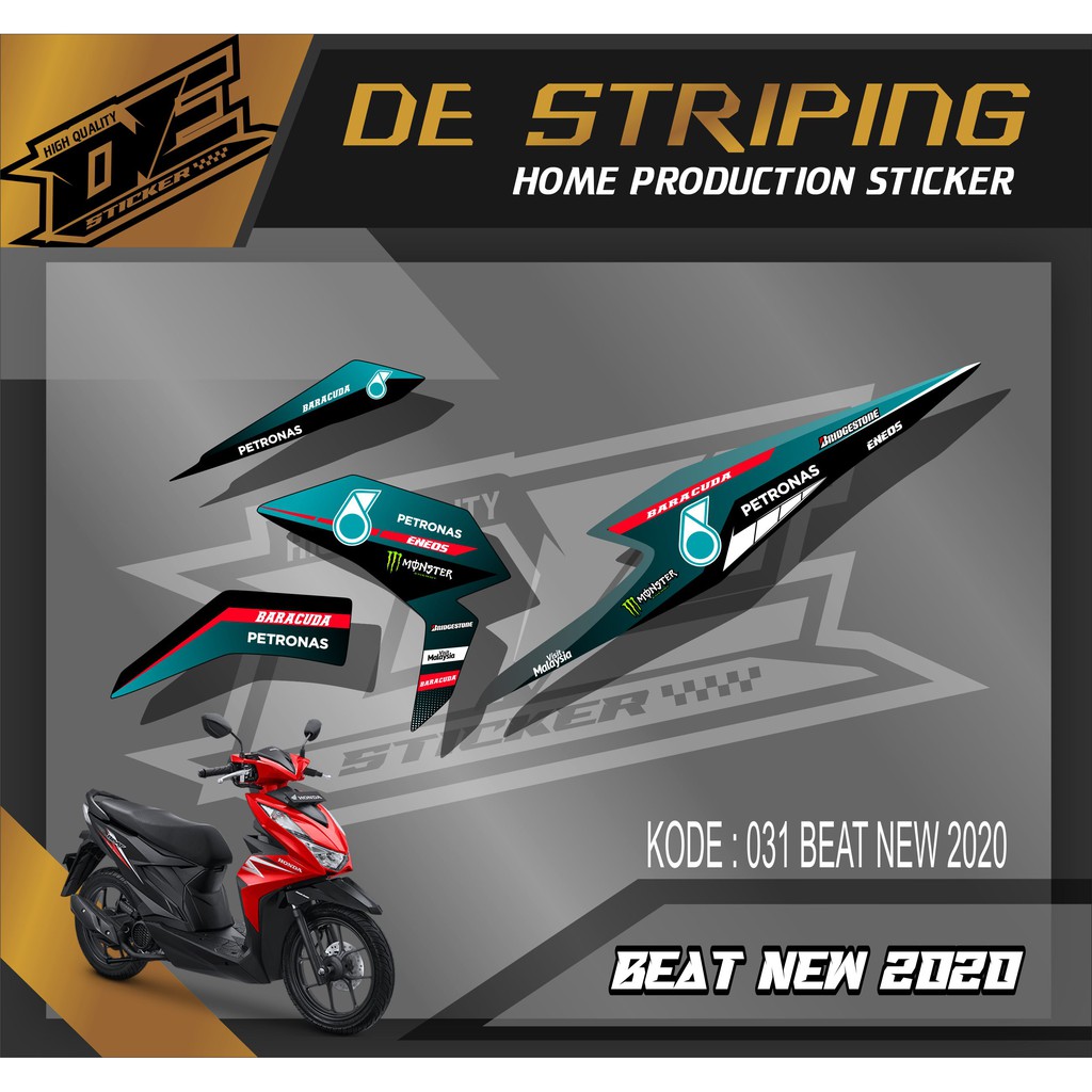 [BISA COD] STRIPING BEAT NEW 2020 PETRONAS