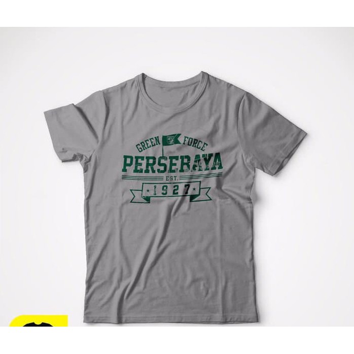 KAOS BAJU COMBED 30S PERSEBAYA TULISAN IJO BONEK BAJUL IJO WANI