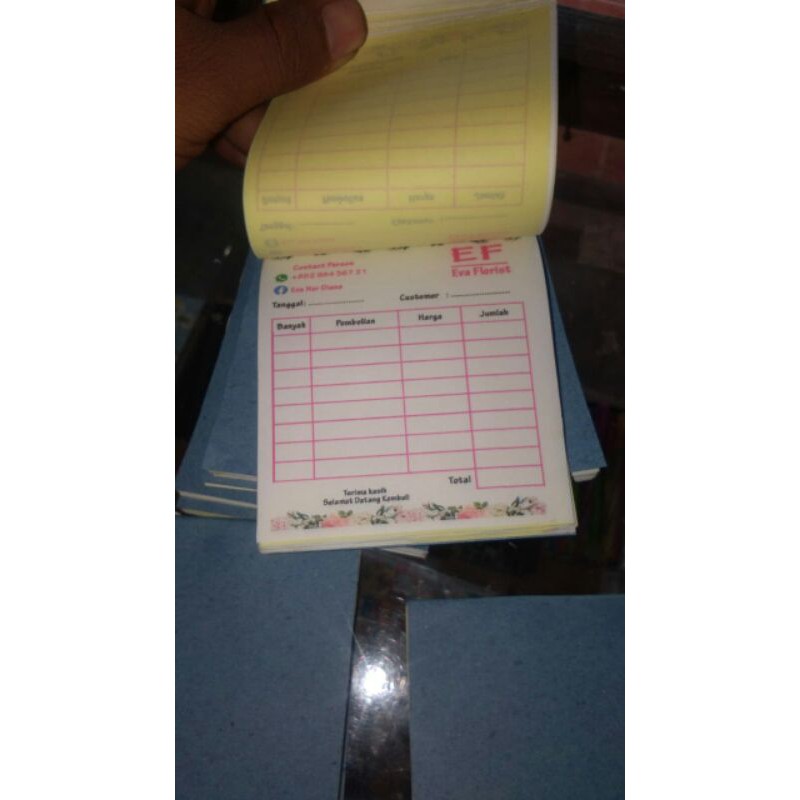 

nota mini custom super hemat