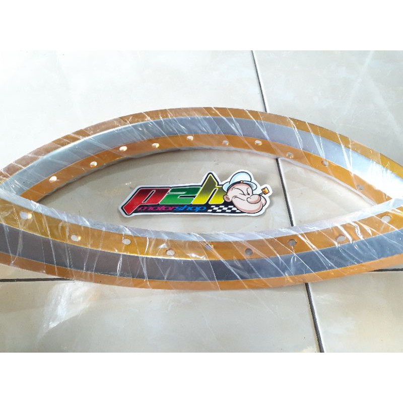 velg DBS gold silver 140/140 ring 17