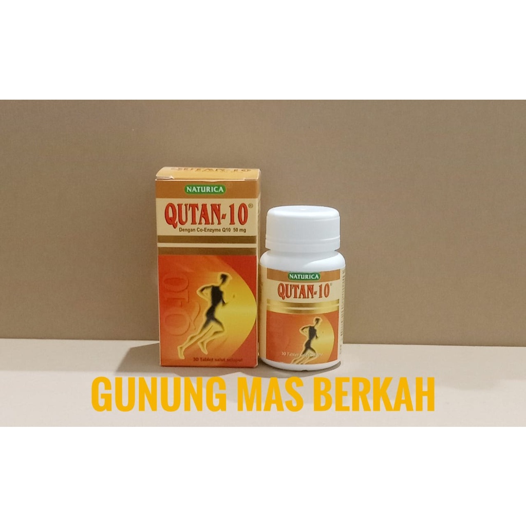 QUTAN-10 Qutan 10 multivitamin co-enzyme isi 30 tablet - Membantu memelihara kesehatan tubuh