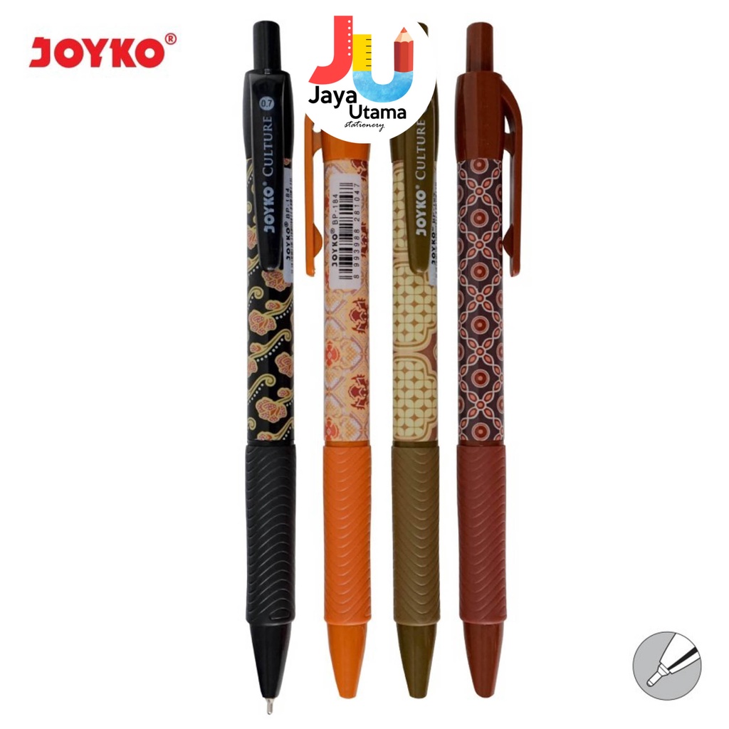 

Bolpen Ball Pen Pulpen Pena Joyko BP-184 Culture 0.7 mm