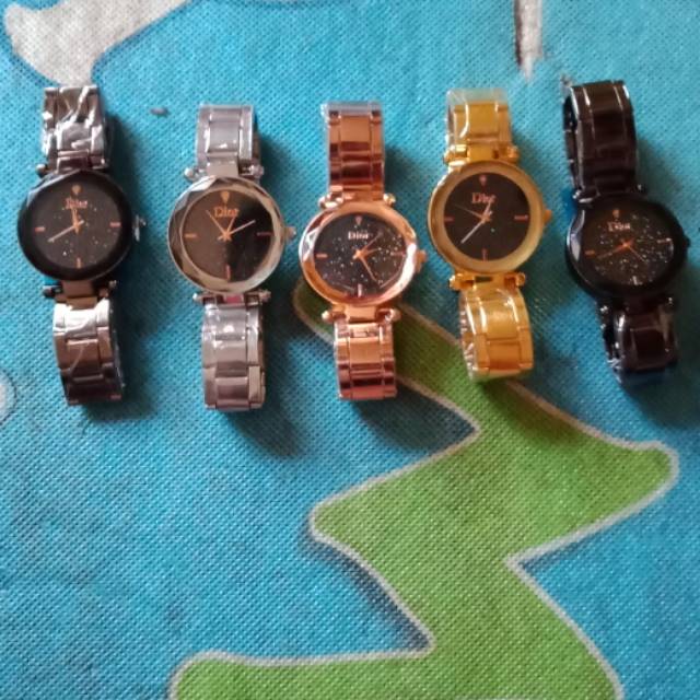 Jam cewe dior rantai