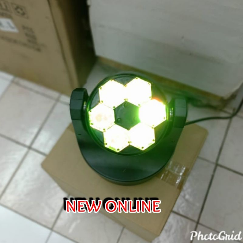 MOVING BEAM SIX BEE EYE 6 LED x10WATT FULL COLOUR