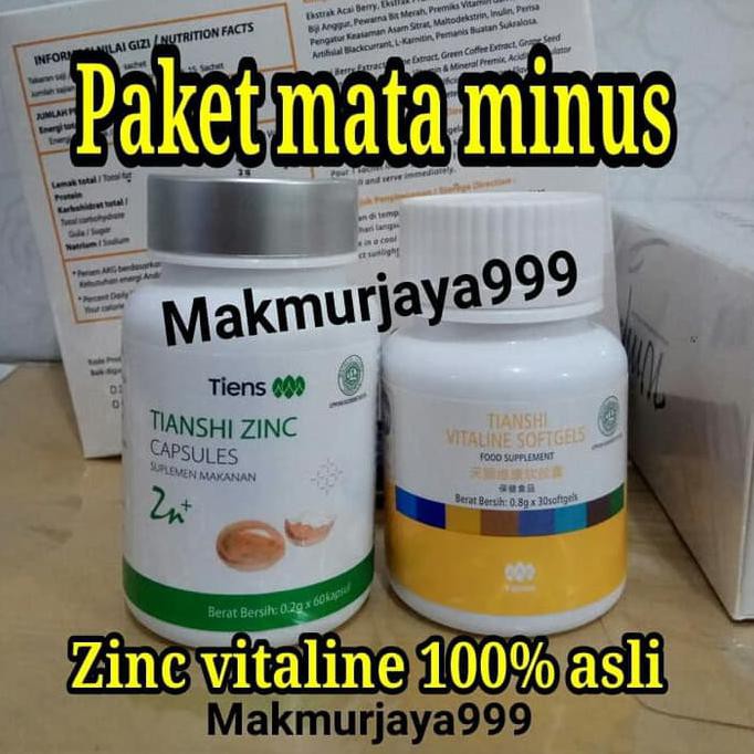 Sale Paket Obat Minus Tiens Asli.. Zinc Vitaline Terbaru