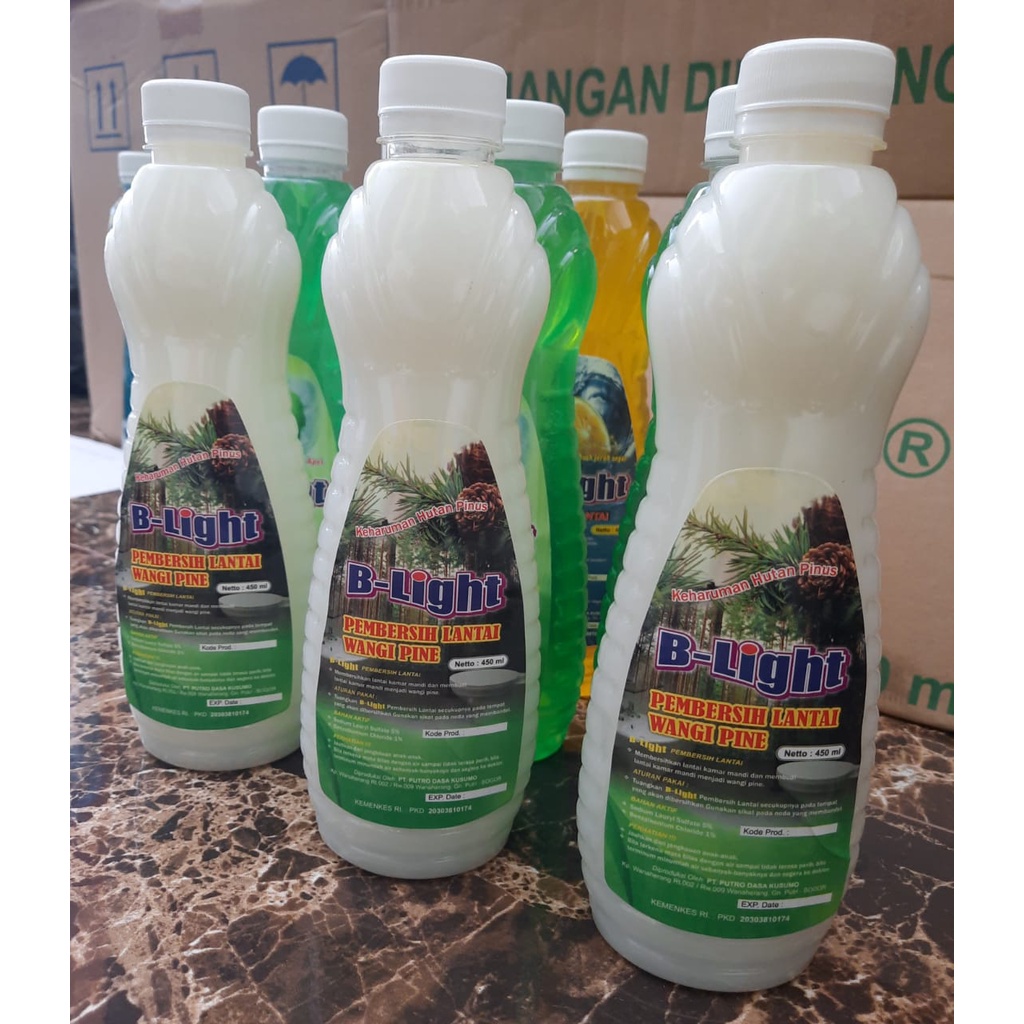 [PROMO] KARBOL B-LIGHT PEMBERSIH LANTAI 450 ML [[ WANGI PINE]]