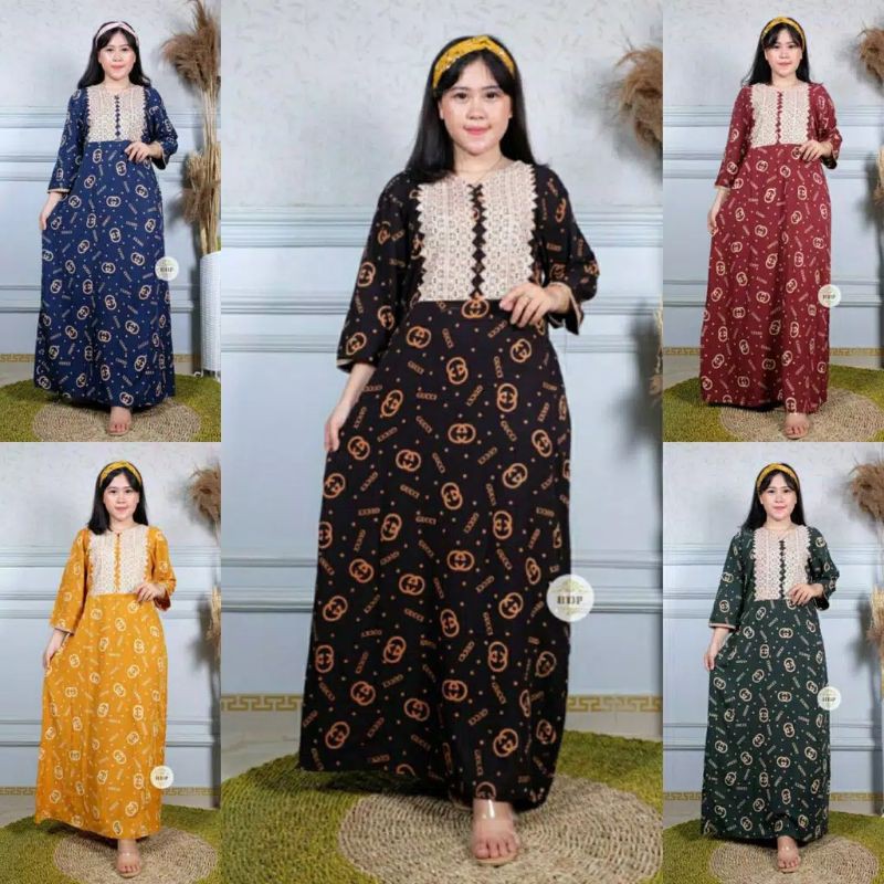LONGDREES ARABIAN MOTIF DASTER ARABIAN DASTER PANJANG DASTER MURAH