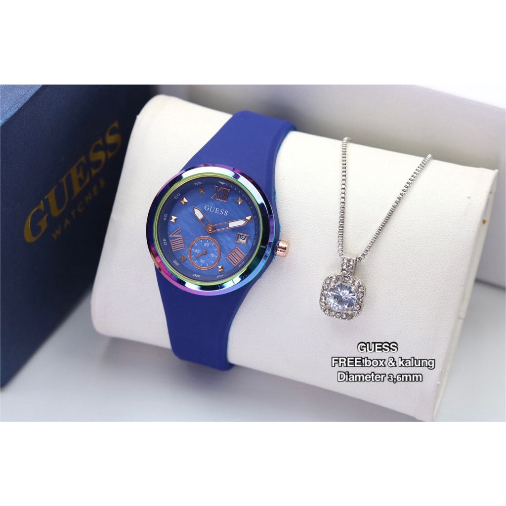 JAM TANGAN MURAH WANITA CEWEK FREE KALUNG JM2