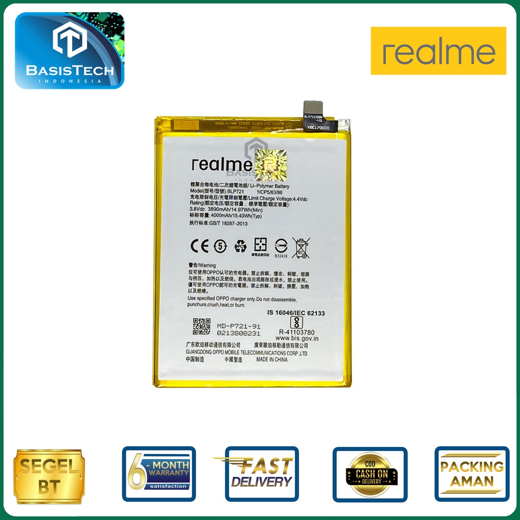 BATERAI REALME C2 - BLP721 - ORI99