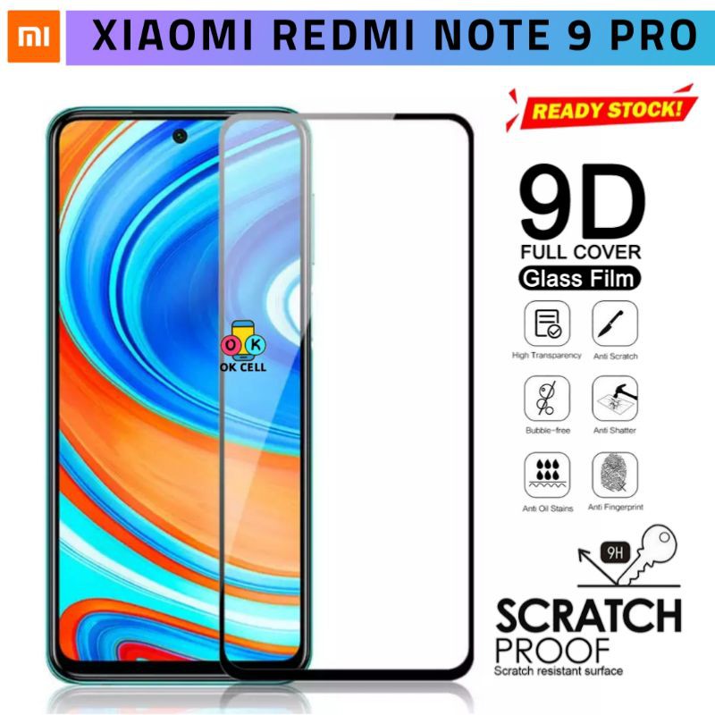 3IN1 Tempered Glass Full Layar Redmi Note 9 / PRO / MAX TG Anti Gores Belakang Skin Aurora Premium