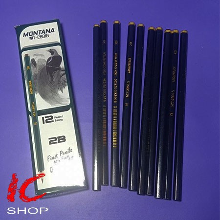 

1 pak (12 pcs) Pensil 2B MONTANA MT-2801