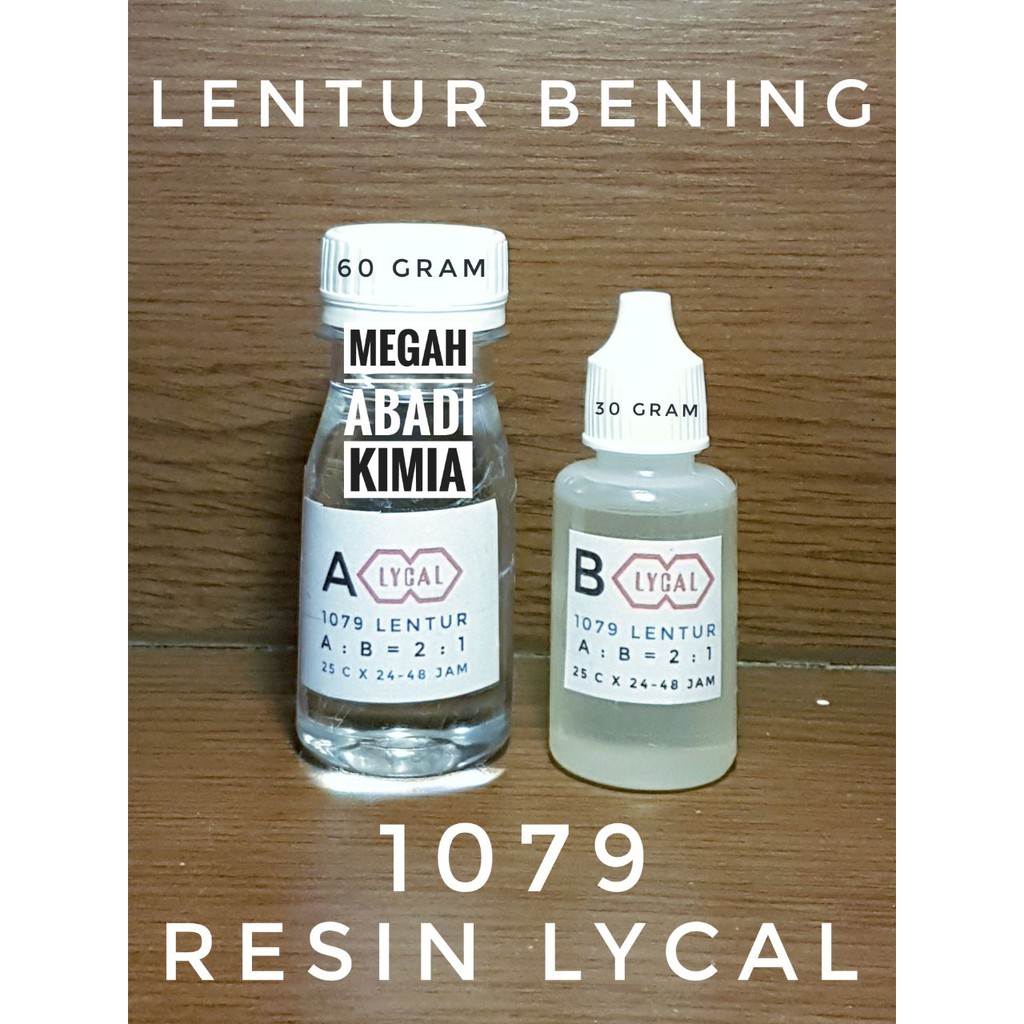 

Resin bening Lentur Lycal 90 Gram