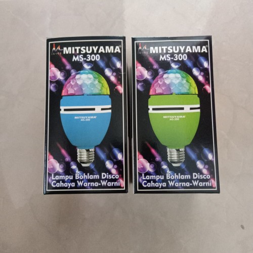 Lampu Bohlam Disco Mitsuyama Ms-300 Cahaya Warna Warni - Lampu Disco