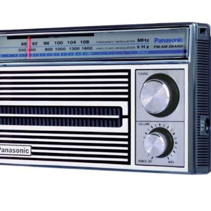 [KODE PRODUK ABP9T5196] PANASONIC RF 5270 PORTABLE RADIO AM FM PORTABEL KECIL VINTAGE JADUL SPEAKER 