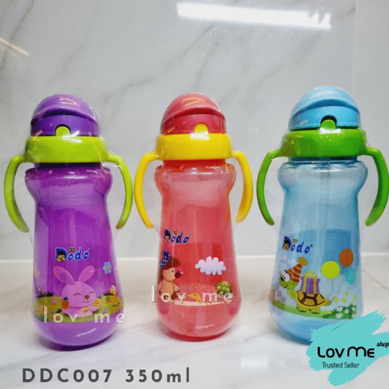 lov me ❤ Dodo Botol Anak Sedotan - Sport Handle Cup DDC007 350ml