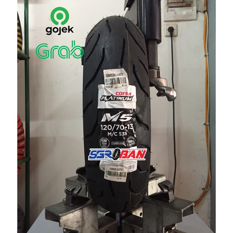 BAN CORSA M5 120/70-13 TUBELESS CORSA PLATINUM NMAX TAPAK LEBAR MURAH