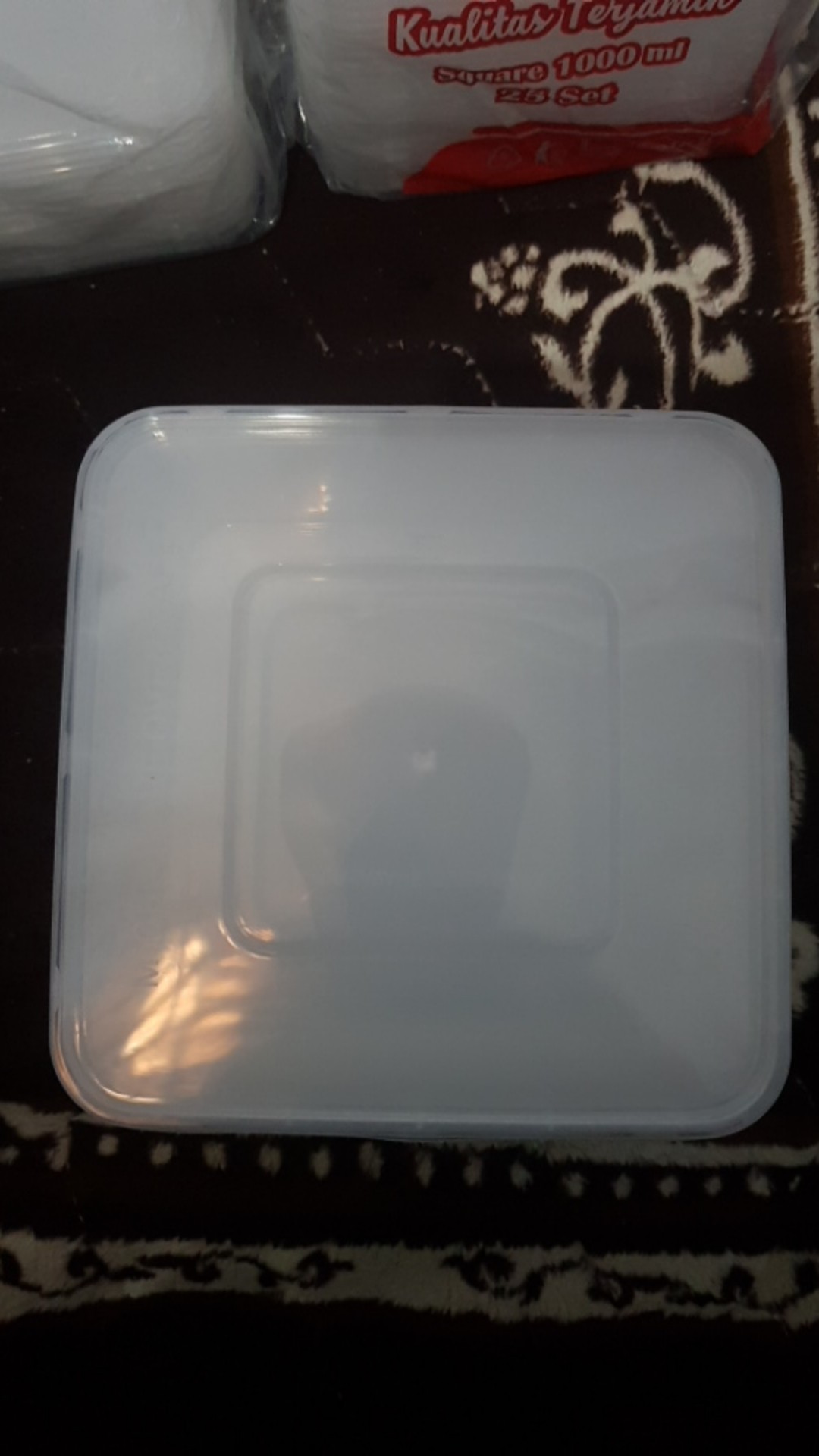 Thinwall Kotak Microwave Isi 25 Pcs Food Container / Tempat Kotak Makananan Plastik