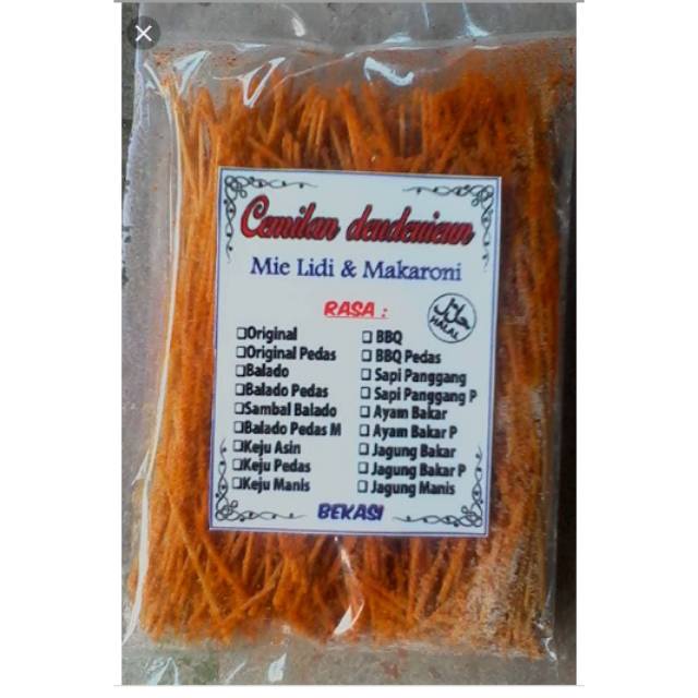

Mie lidi enak dan gurihh