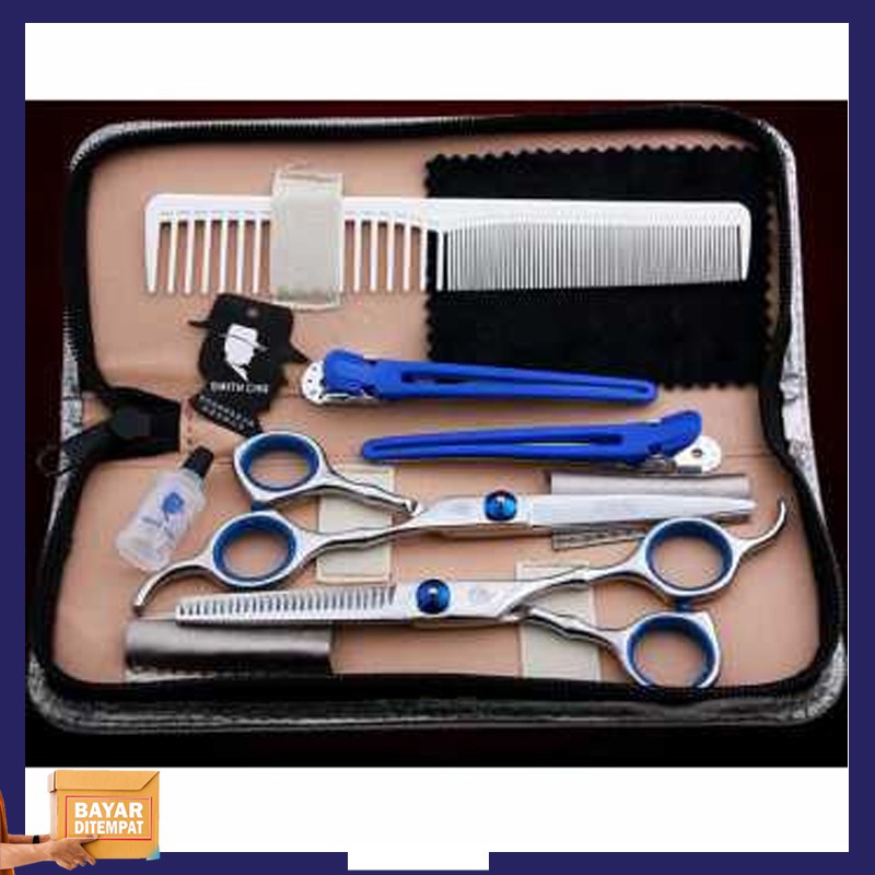 BISA COD - (1) Set Gunting Rambut Salon / Set Pangkas / Set Alat Potong Rambut / Set Potong Rambut /