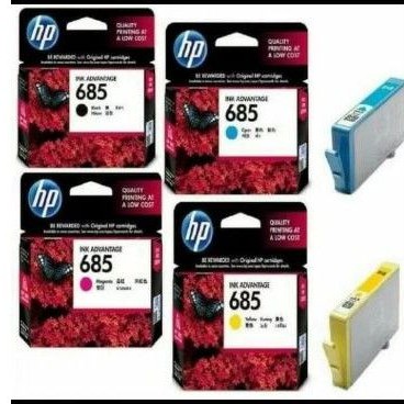 tinta hp 685 black hp 685 colour original 1set for hp deskjet ink advantage 3525 4615 4625 5525 6525