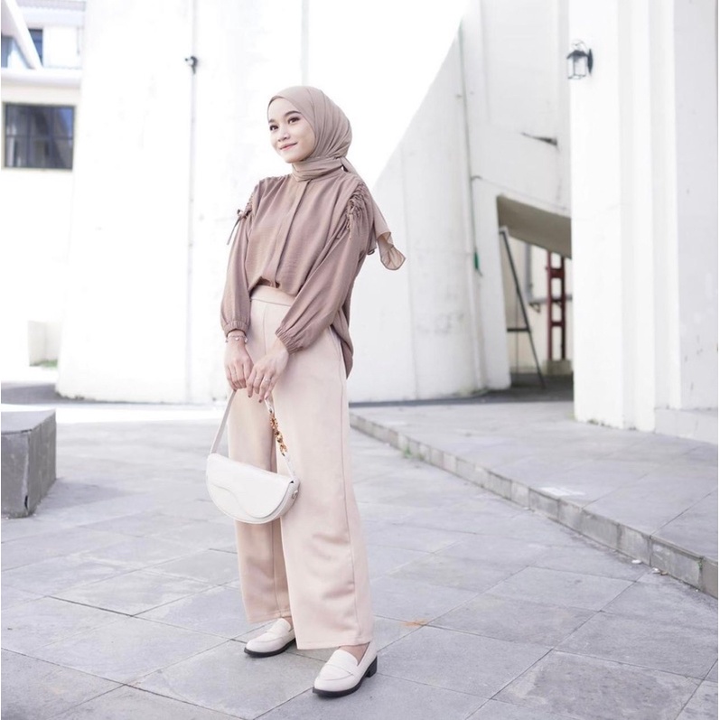 Blouse Heksa serut pundak