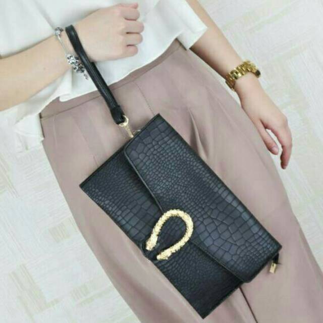 Tas Selempang Gucci 7086 Tas Pesta Clutch Wanita Tas Batam Impor Murah