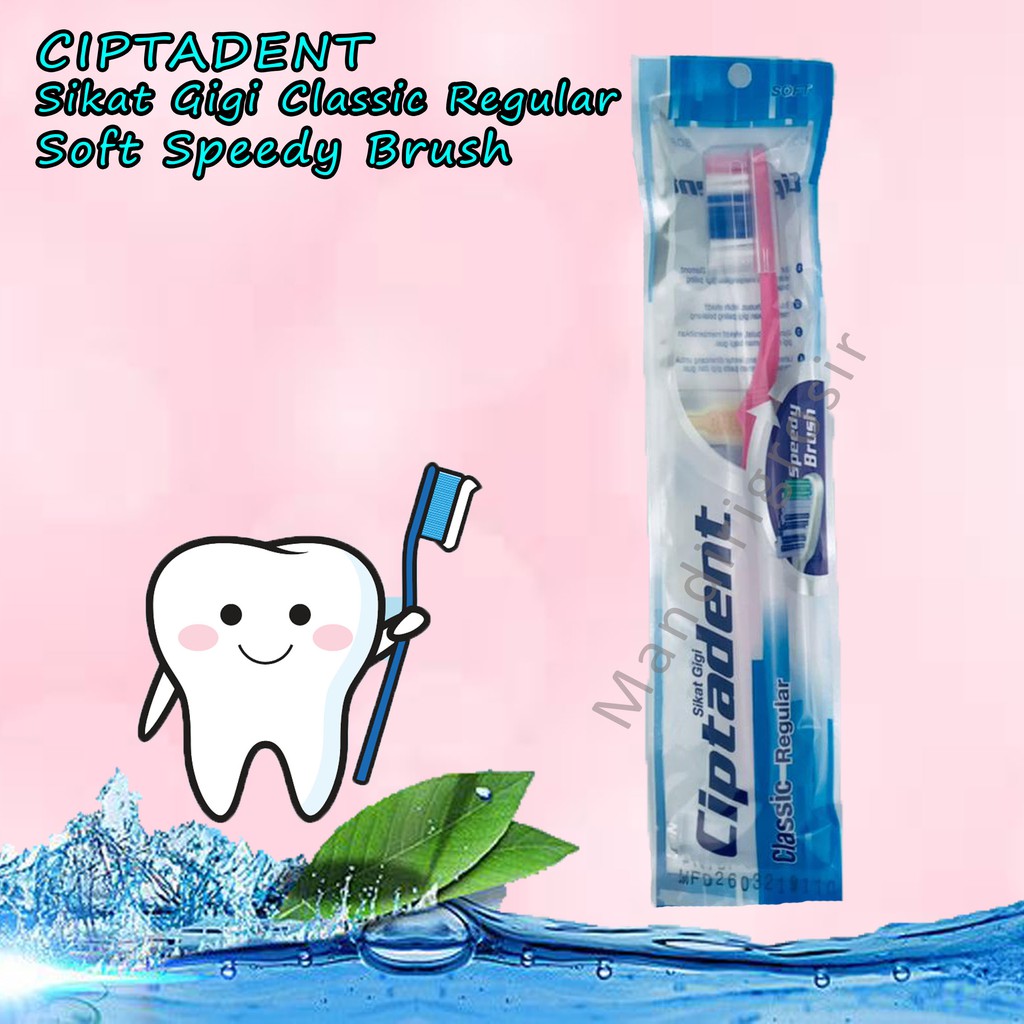 Sikat Gigi Classic regular *Ciptadent * Soft * Speedy Brush