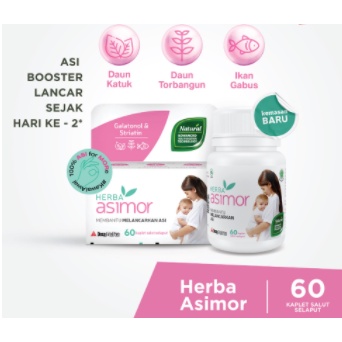 Herba Asimor Botol 60  I 30 Kapsul Asi Booster Pelancar Asi ( buy 2 free tumbler)