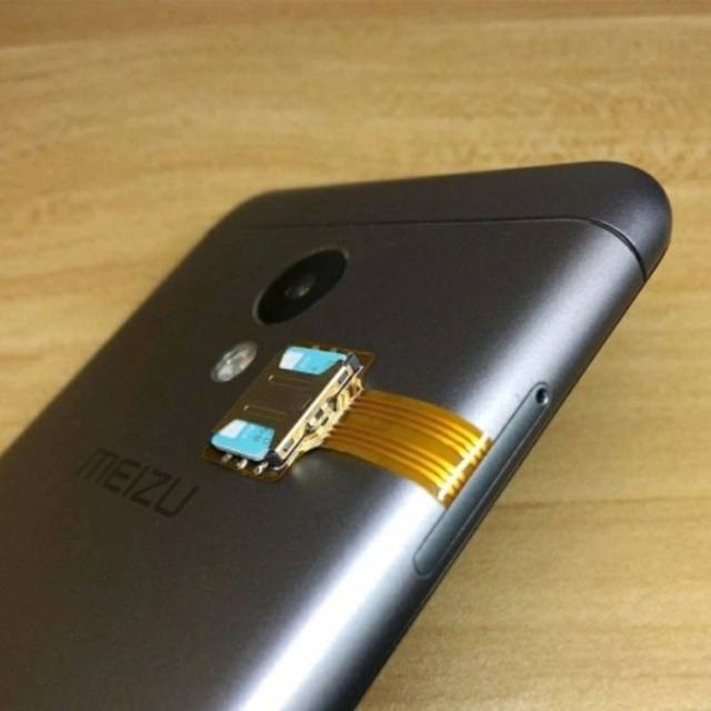 Hybrid Micro Converter Nano SIM Card to Micro SD Card Konektor Dual SIM Card Micro to Nano