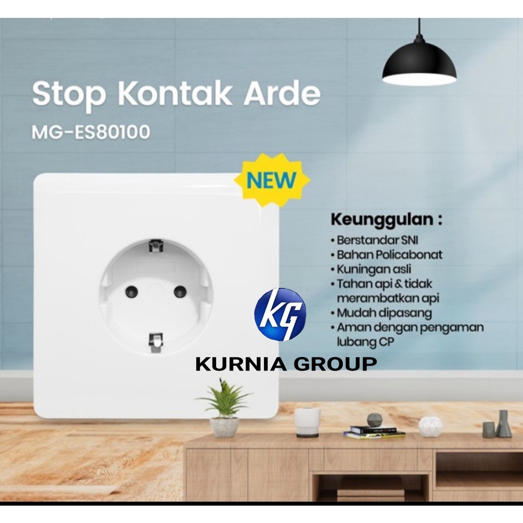 MORGEN Saklar Seri Stop Kontak Engkel Putih SLIM Inbow Saklar Dobel Isi 2 MEWAH Tanam Tembok Kualitas Bagus Full Kuningan 2 Gang 1 Way Duoble Switch Strip Nyala Radium Fosfor Pencetan Satu Dua Klik Lampu In Bow Desain Modern Warna Putih Socket Tv Stop+ CP