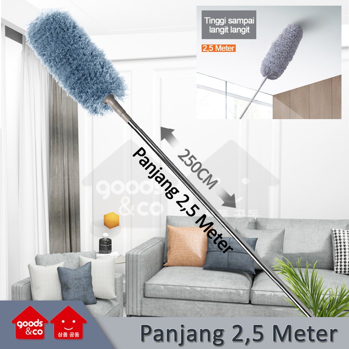 Kemoceng 2 8 Meter Microfiber Magnet Debu Extendable Bisa Kemoceng 2 8 Meter Microfiber Magnet Debu Extendable Bisa