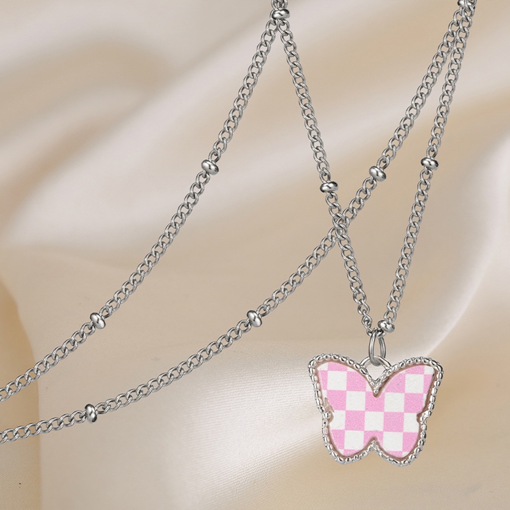 Kalung choker Liontin butterfly Gaya retro Elegan Untuk Wanita