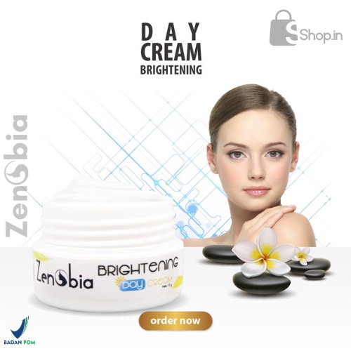 Zenobia Skincare Day Cream Brightening Seris 10gr BPOM Original 100%