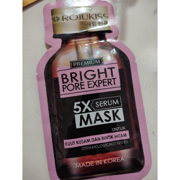 Rojukiss bright pore expert serum mask