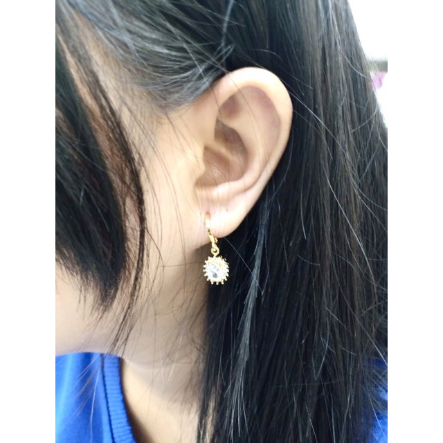 Super Promo! Anting wanita anting permata anting replika berlian anting lapis emas Murah!